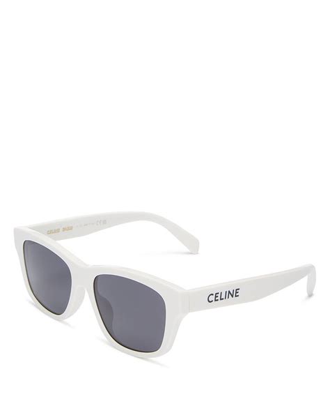 CELINE Monochroms 55mm Square Sunglasses 